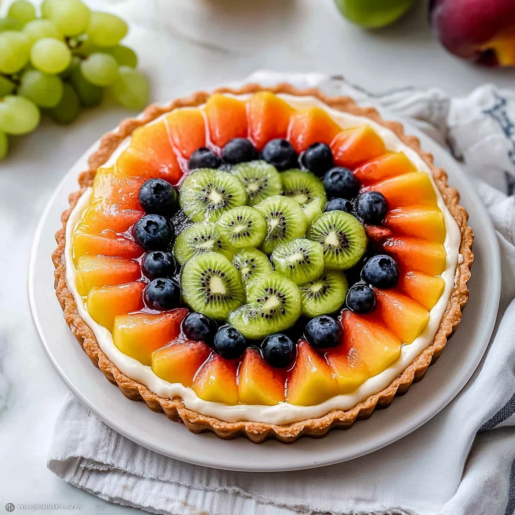 fruit tart: Delightfully Creamy and Colorful Treat