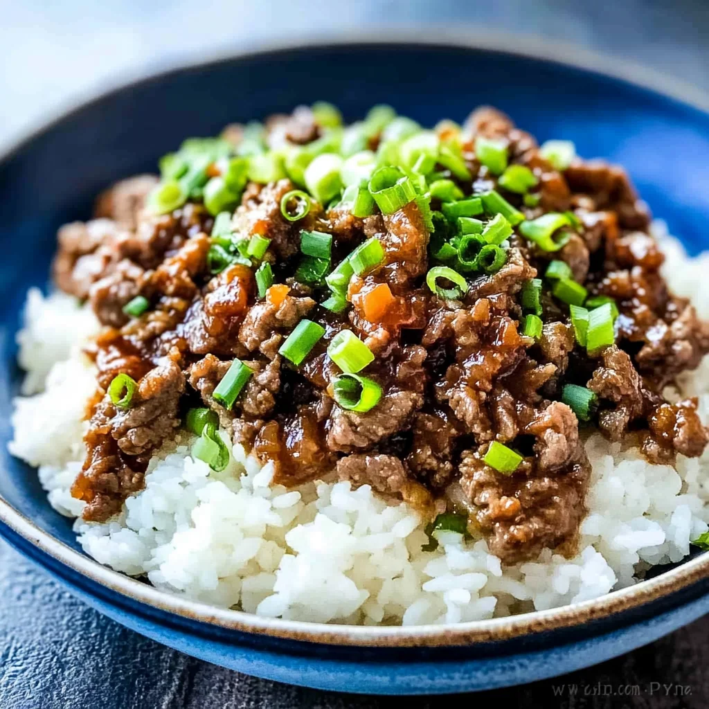 korean beef and rice: Savory Comfort in Every Bite