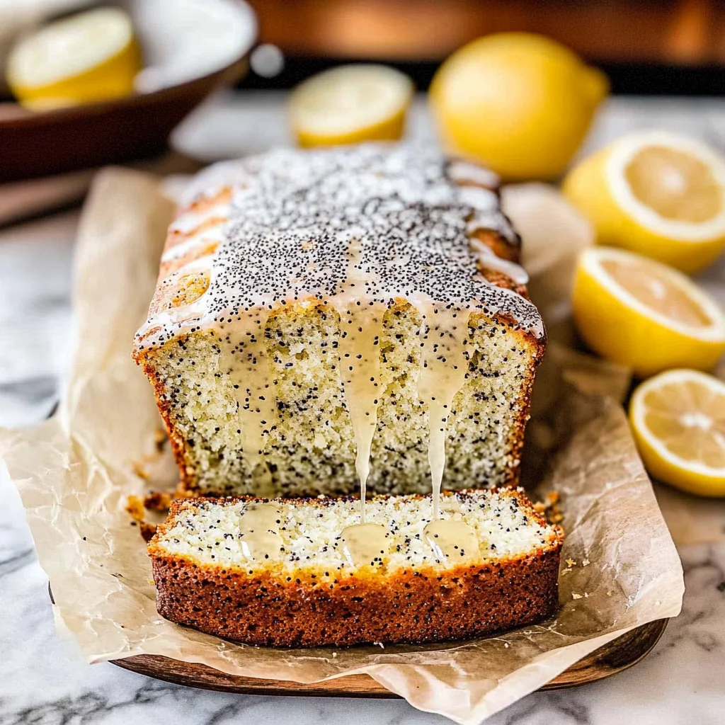 lemon poppyseed bread: Uplifting Citrus Delight