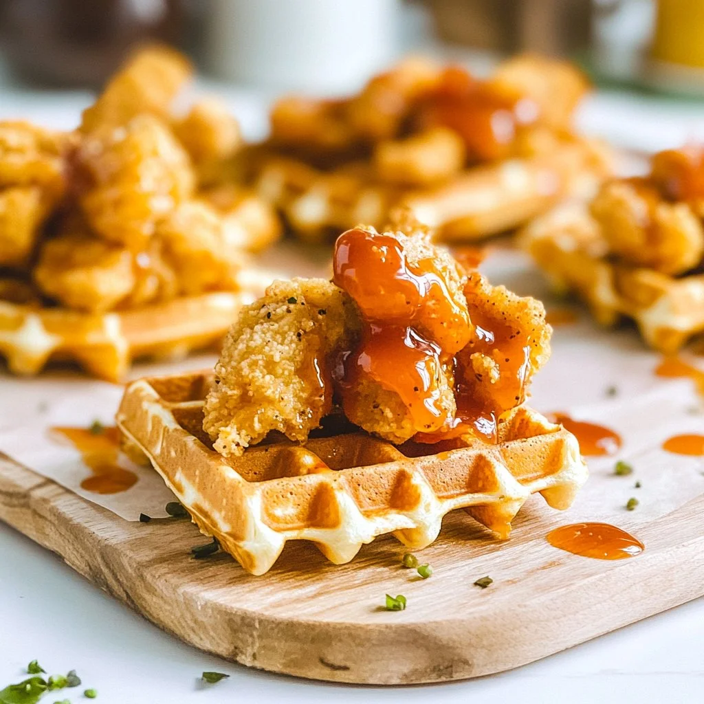 mini chicken and waffles: Irresistibly Crispy Delight