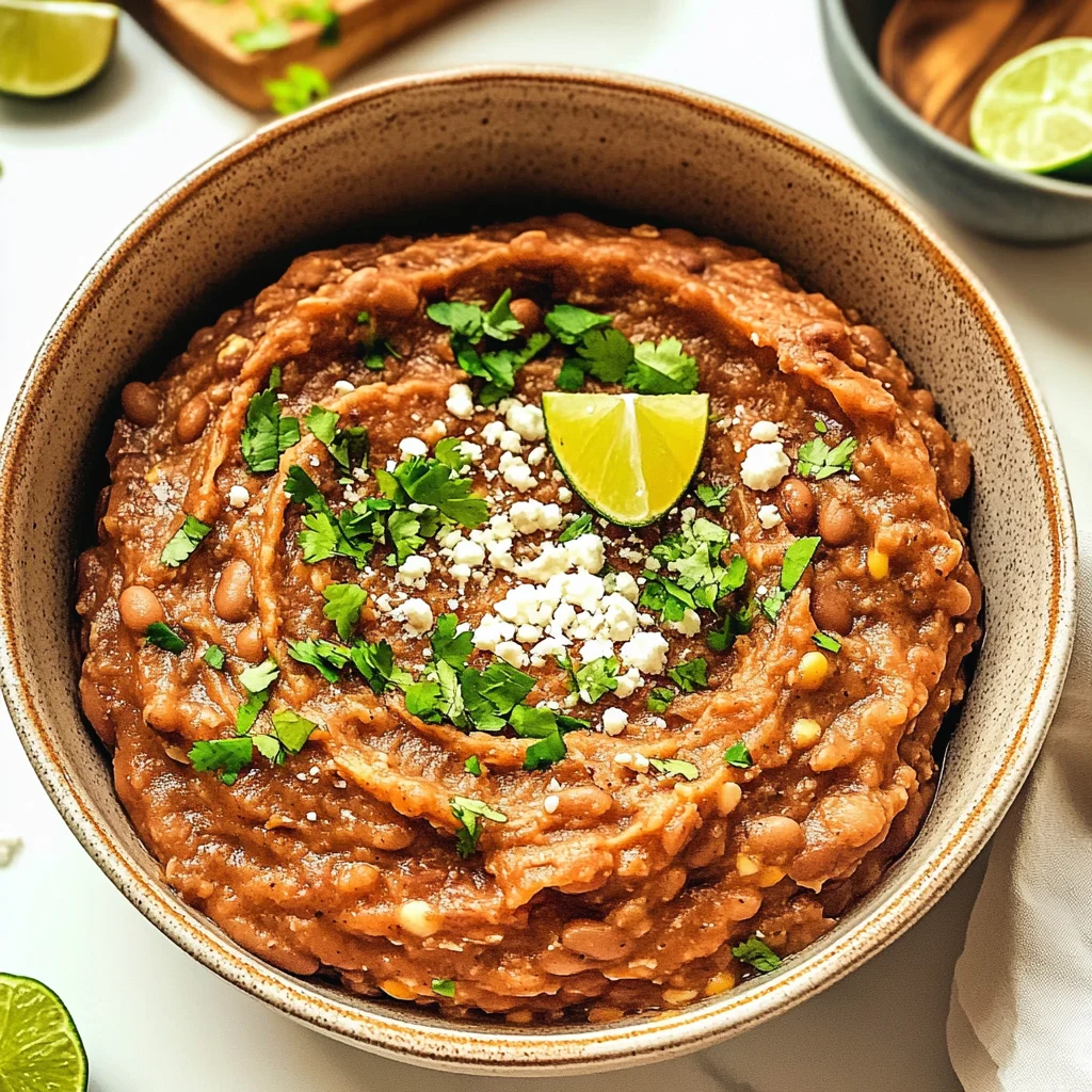 refried beans recipe: Creamy Comfort in Every Scoop