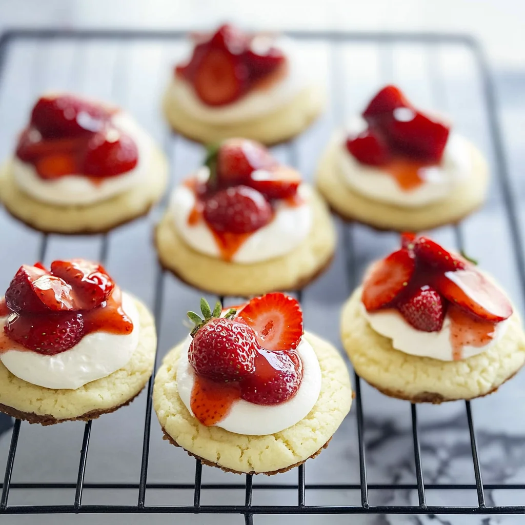 strawberry shortcake cookies: Soft and Buttery Bliss