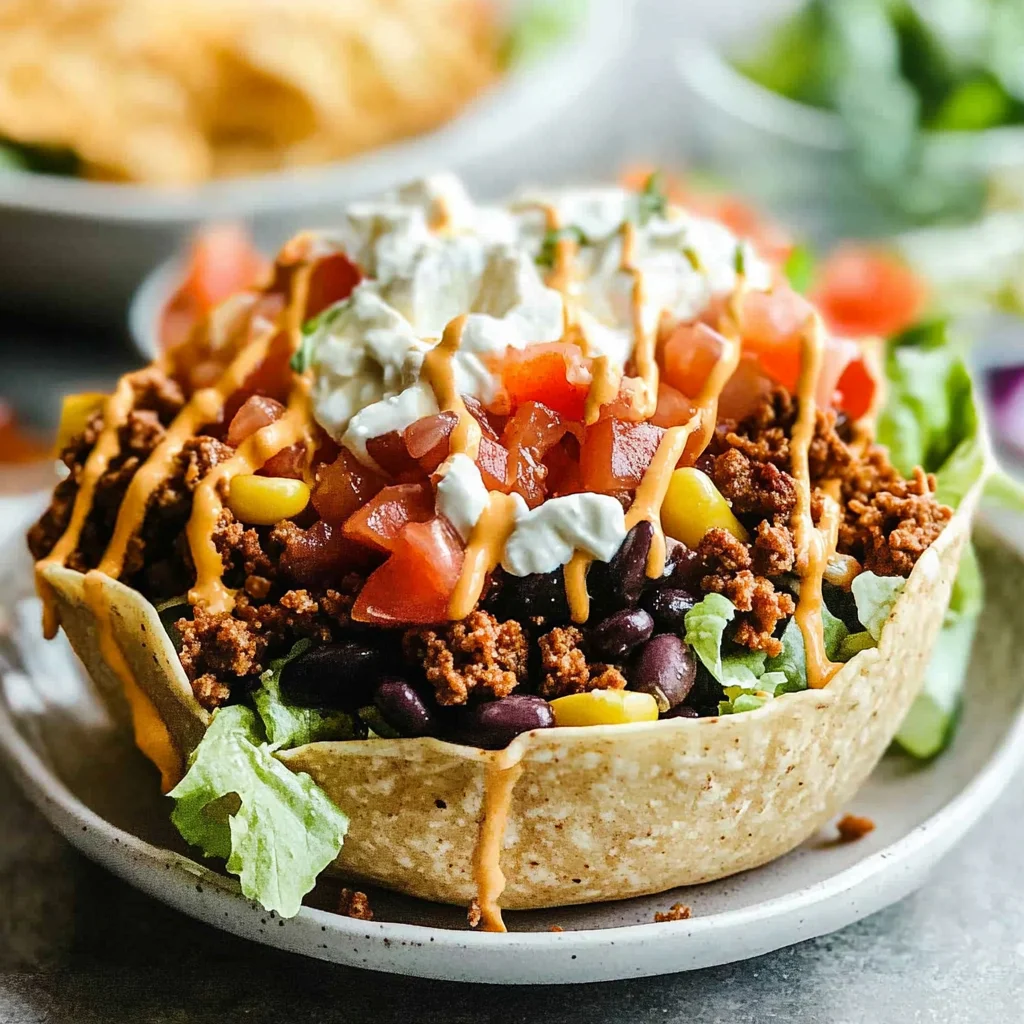 taco salad bowls: Flavorful Fiesta in Every Bite