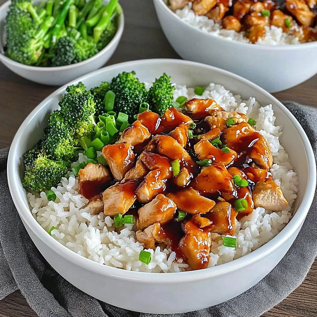 teriyaki chicken bowl: Savory Comfort in Every Bite