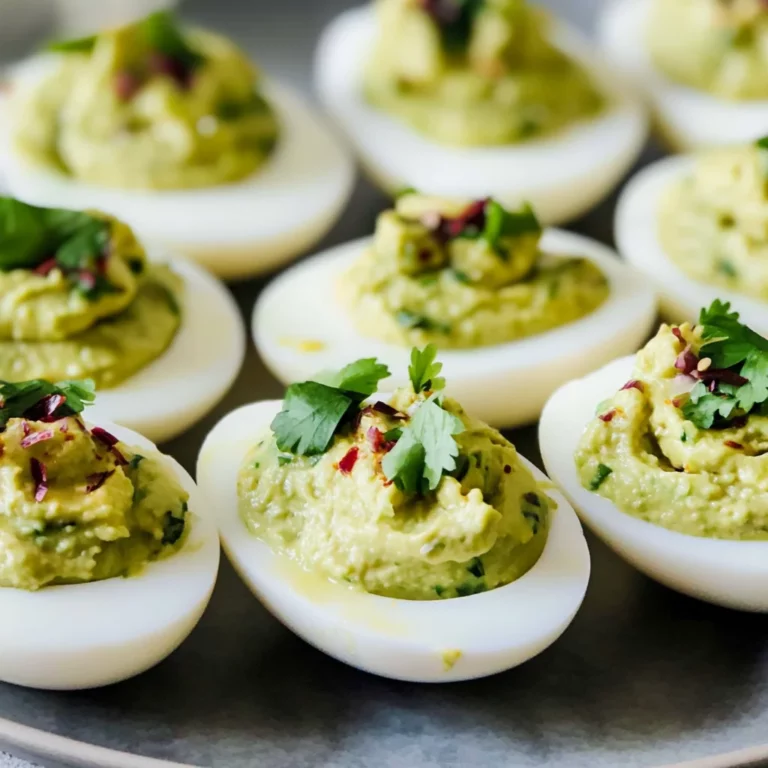 Avocado Deviled Eggs: Creamy and Irresistible Bites