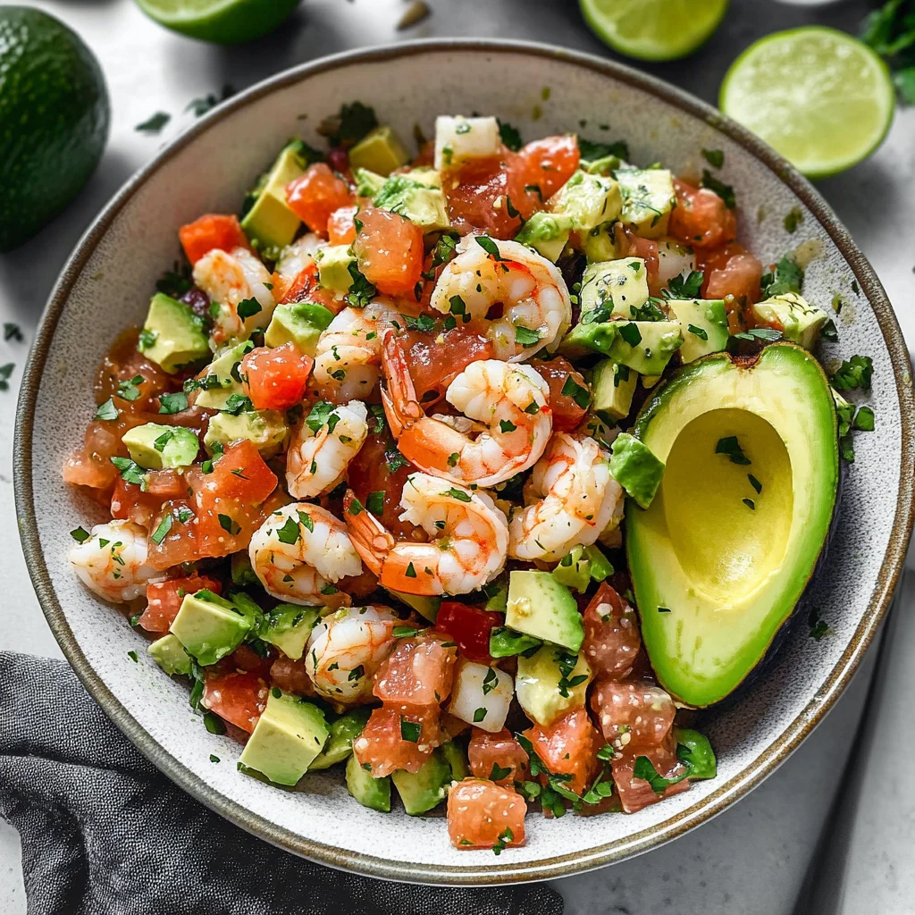 Avocado Salsa Shrimp Salad: Refreshing and Flavorful Delight