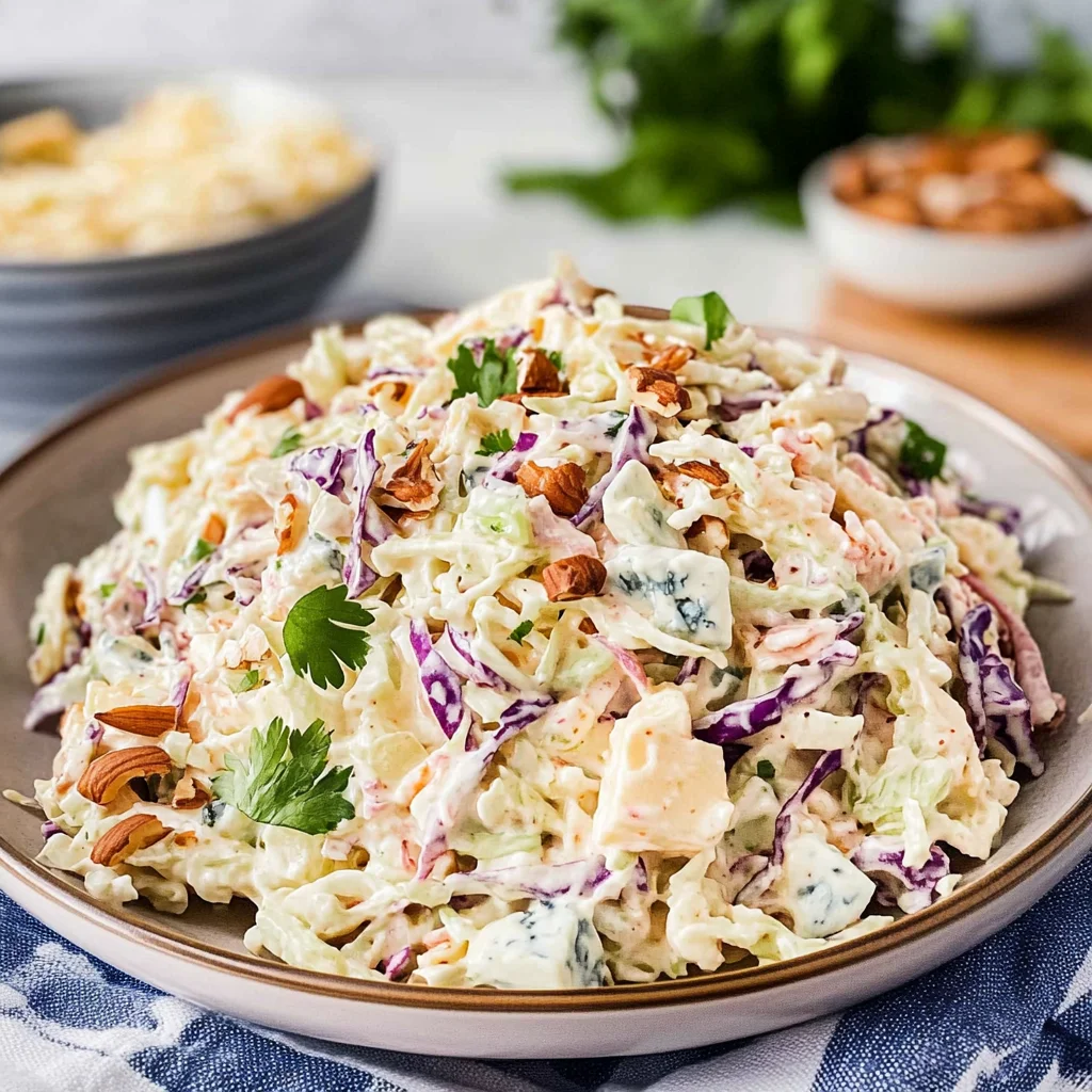 Blue Cheese Creamy Coleslaw: Unforgettable Flavor Explosion
