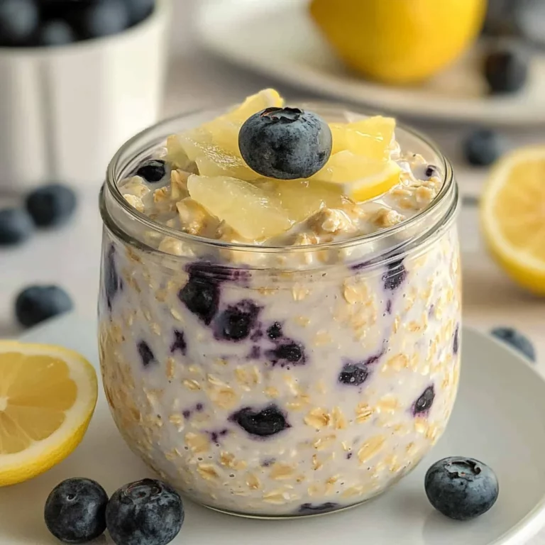 Blueberry Lemon Overnight Oats: Bright and Joyful Breakfast