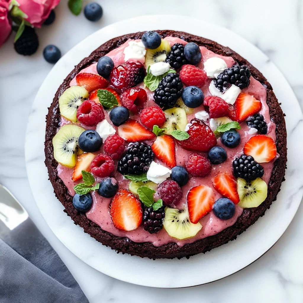 Brownie Fruit Pizza: A Sweet Summer Delight