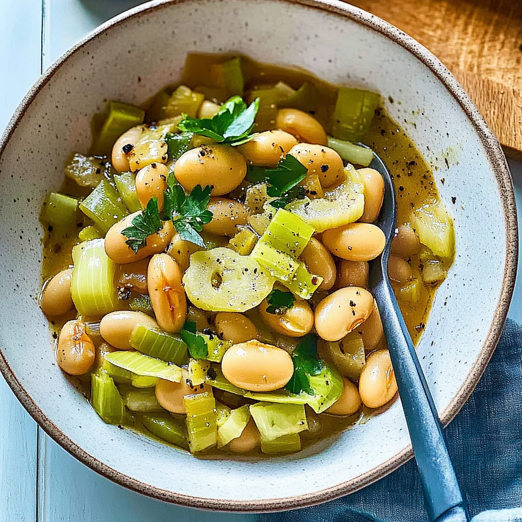 Butter Beans with Leeks: Creamy Comfort Food Delight
