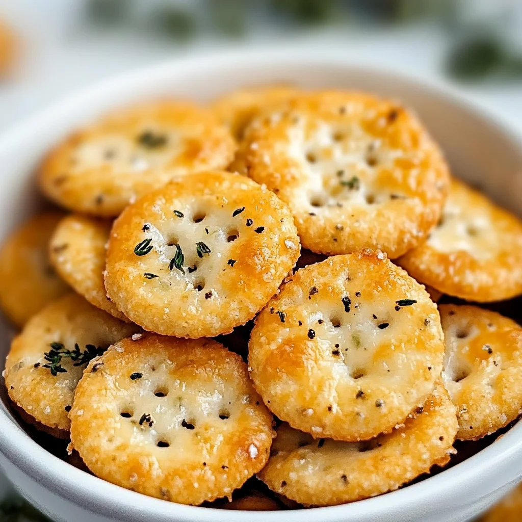 Cheesy Garlic Ritz Bites: A Flavorful Crunch Delight