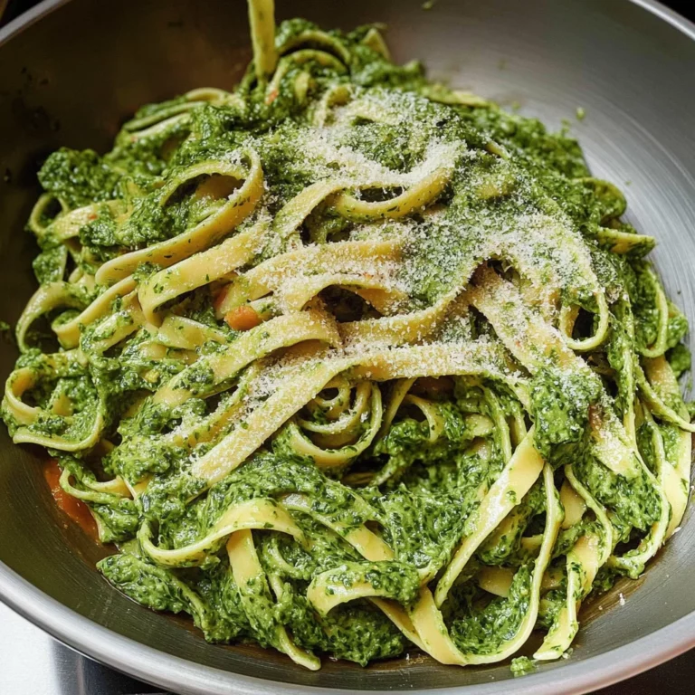 Cheesy Spinach Pasta Sauce: A Creamy Family Favorite
