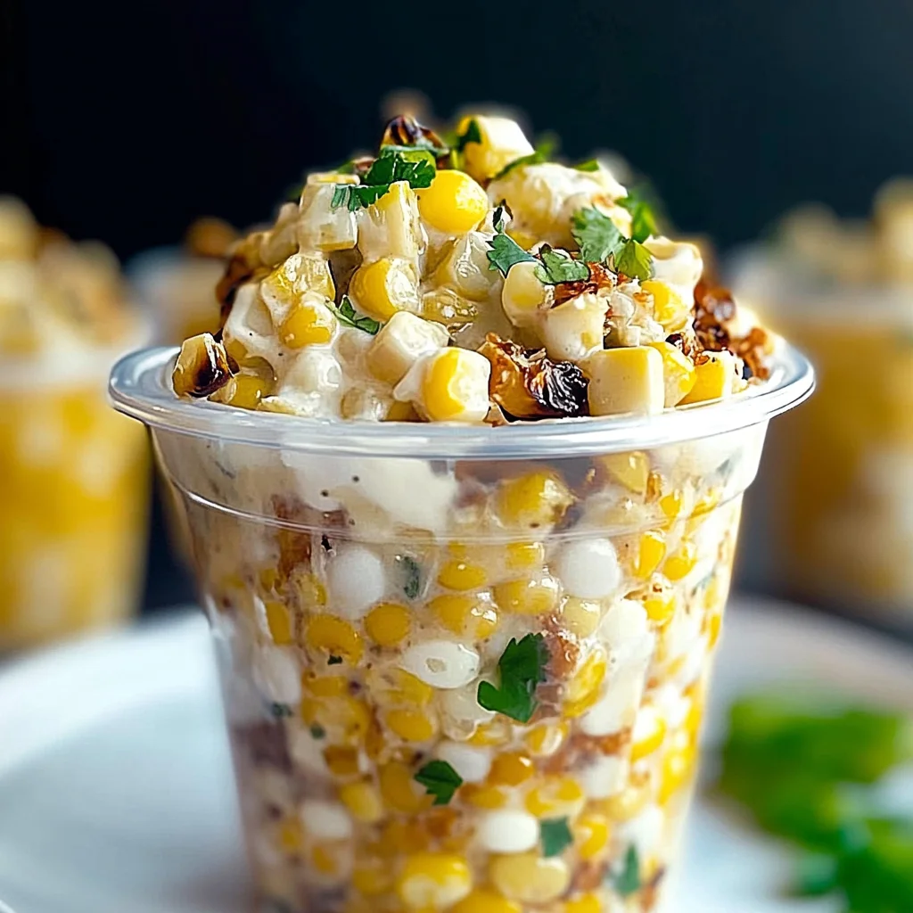 Creamy Street Corn in a Cup: Irresistibly Delicious Treat