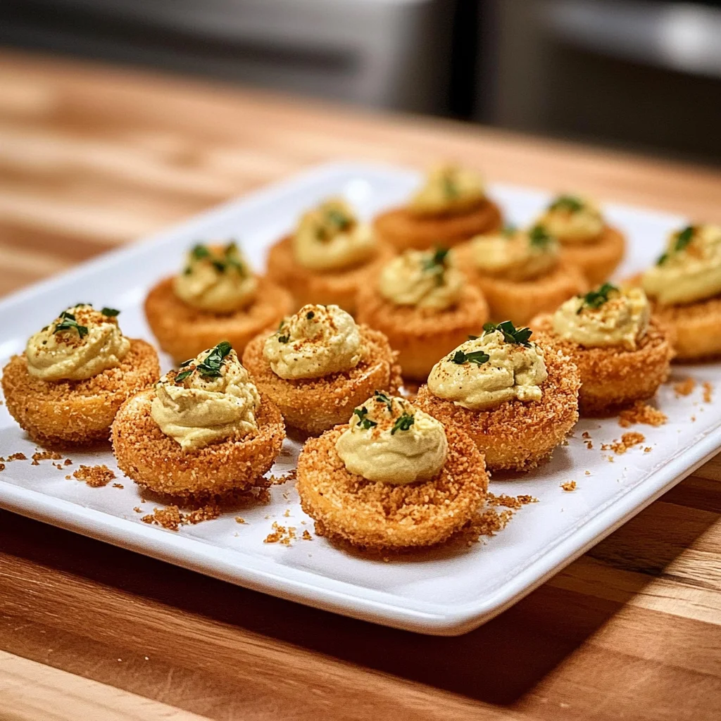 Fried Deviled Eggs Recipe: Crispy and Creamy Delight