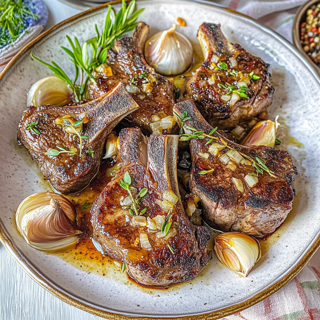 Garlic Butter Lamb Chops: Succulent and Flavor-Packed