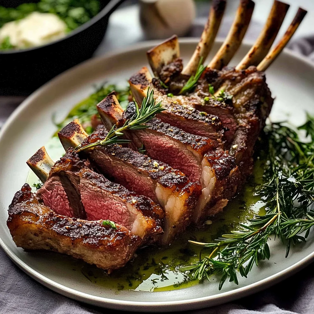 Garlic Rosemary Rack of Lamb: Melt-in-Your-Mouth Delight