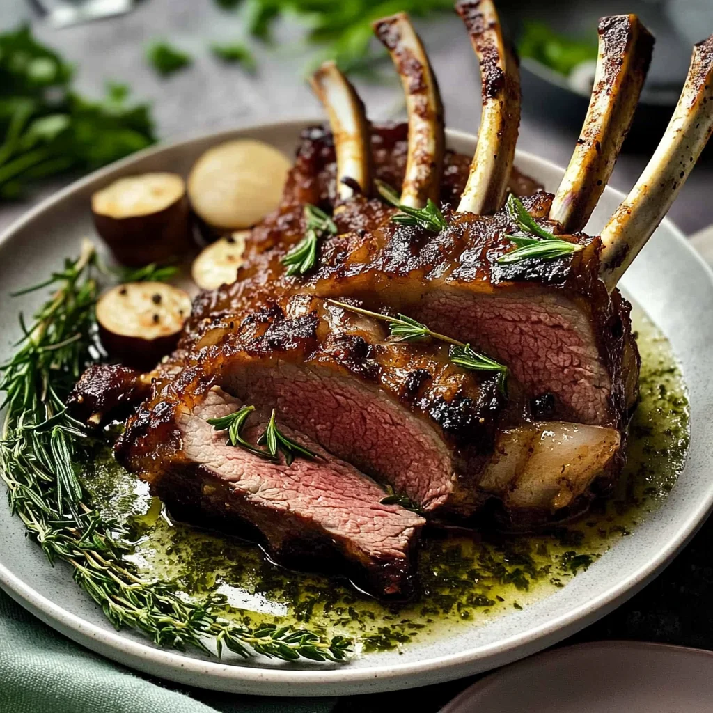 Garlic Rosemary Rack of Lamb: Melt-in-Your-Mouth Delight
