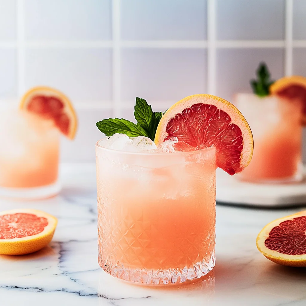 Grapefruit Mocktail: Refreshingly Sweet Bliss