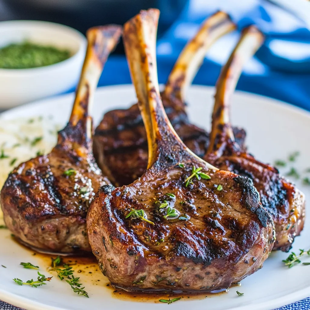 Grilled Garlic Herb Lamb Chops: Melt-in-Your-Mouth Delight