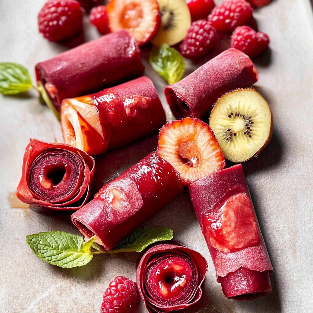 Healthy Fruit Roll-Ups: Chewy and Delicious Snack Joy