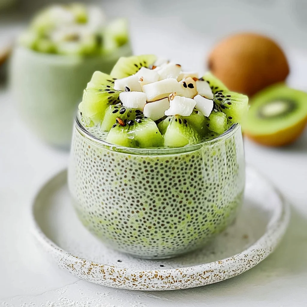 Kiwi Coconut Chia Pudding: Irresistibly Creamy Delight