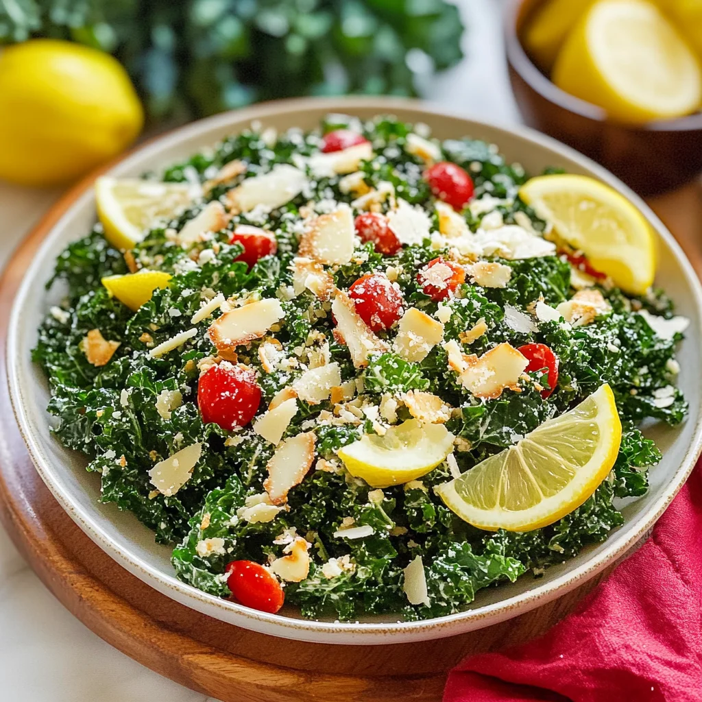 Lemon Parmesan Kale Salad: A Zesty Delight to Savor