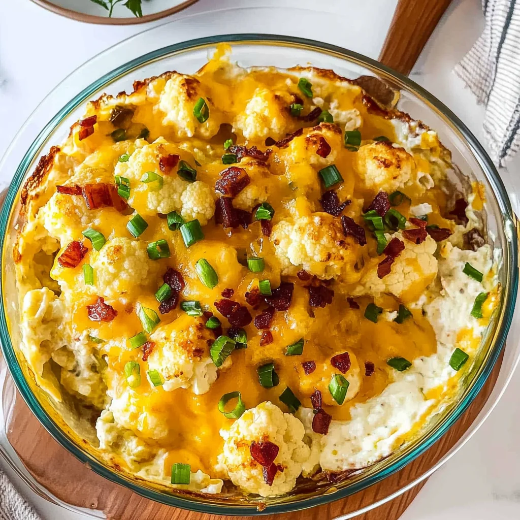 Loaded Cauliflower Casserole: Cheesy and Cozy Delight