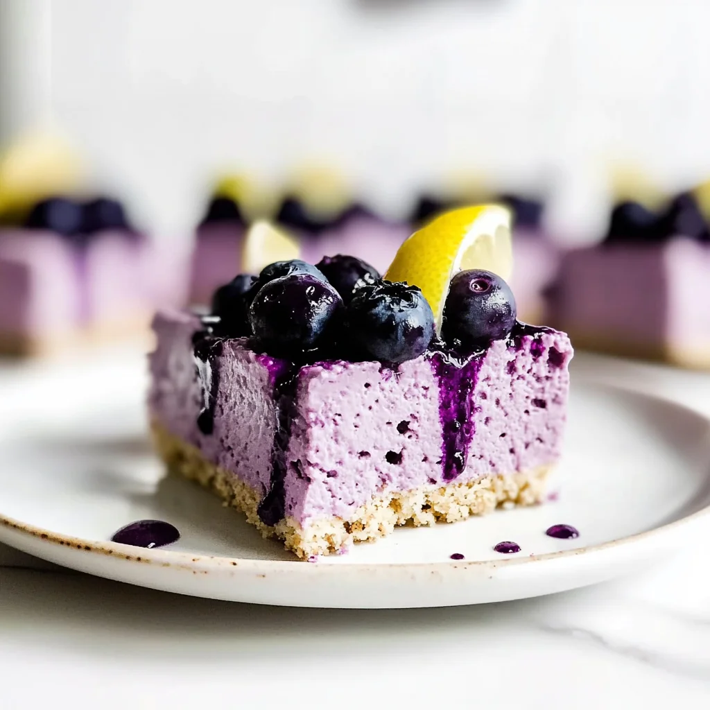 No Bake Lemon Blueberry Dessert: Refreshing Summer Delight