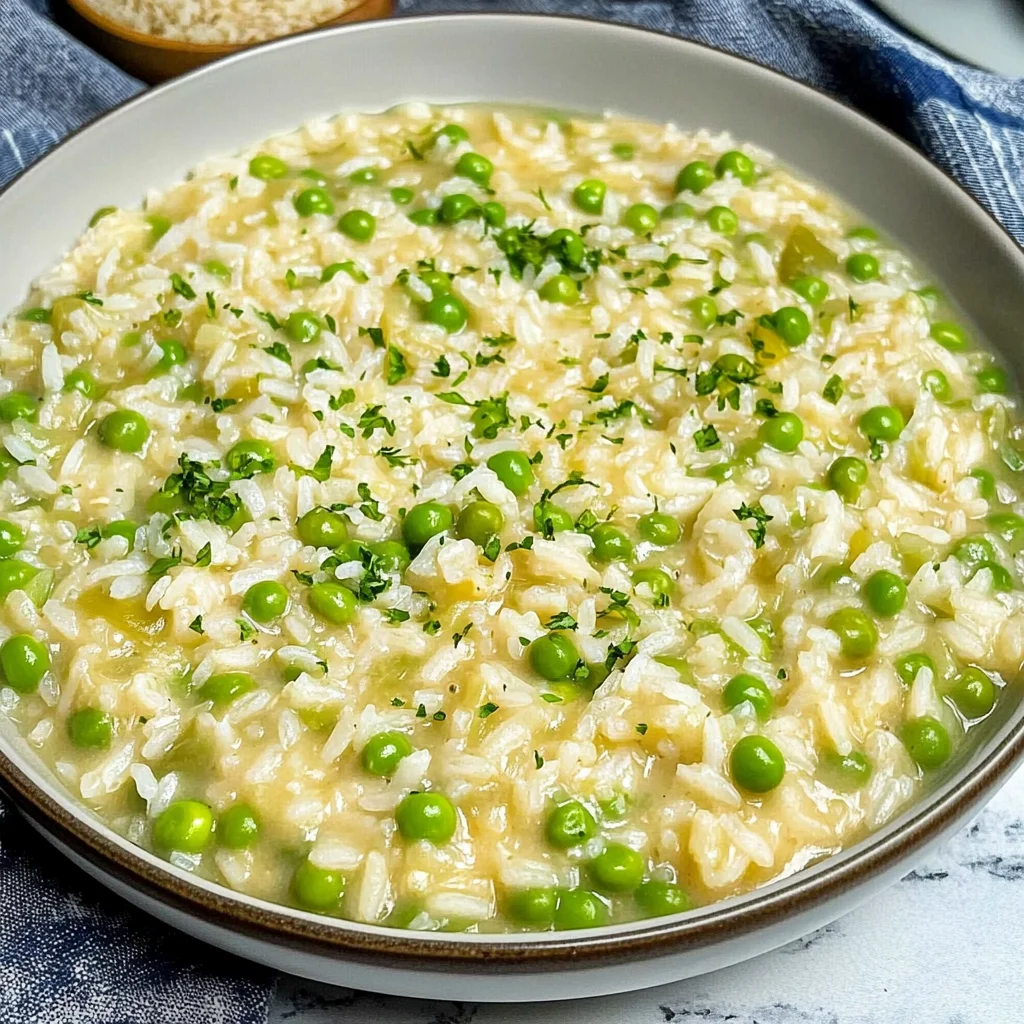 Risi e Bisi: Creamy Italian Rice and Peas Delight