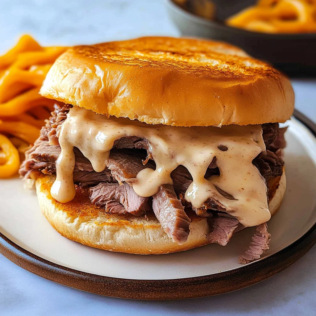 Roast Beef & Cheddar Melt: Gooey Goodness Awaits