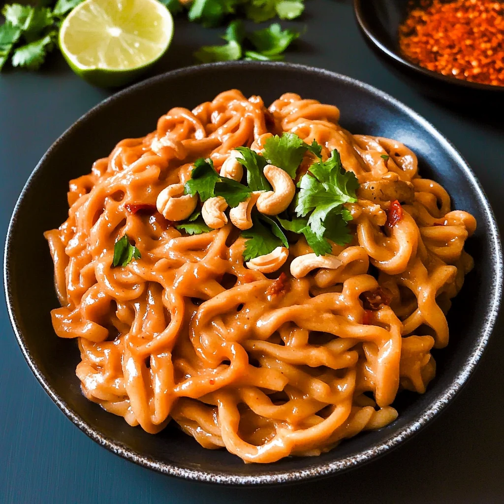 Spicy Peanut Butter Noodles: Comforting and Exhilarating