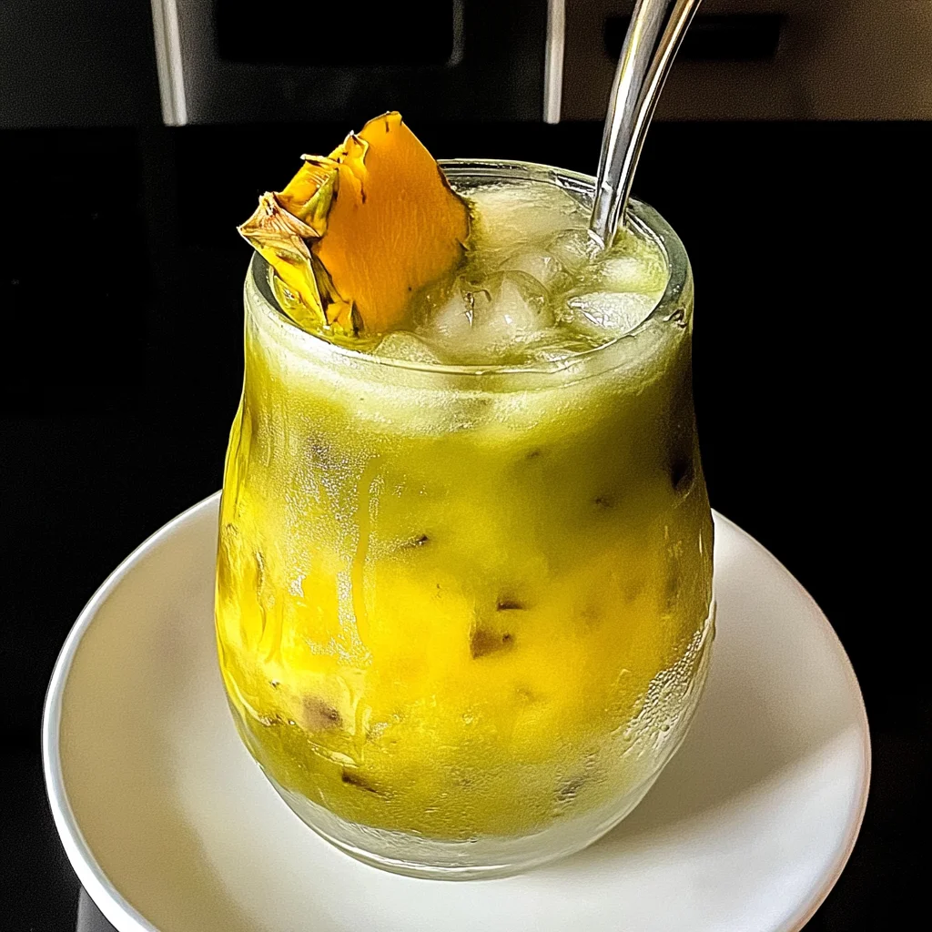 Tropical Iced Green Tea: Refreshingly Invigorating Bliss