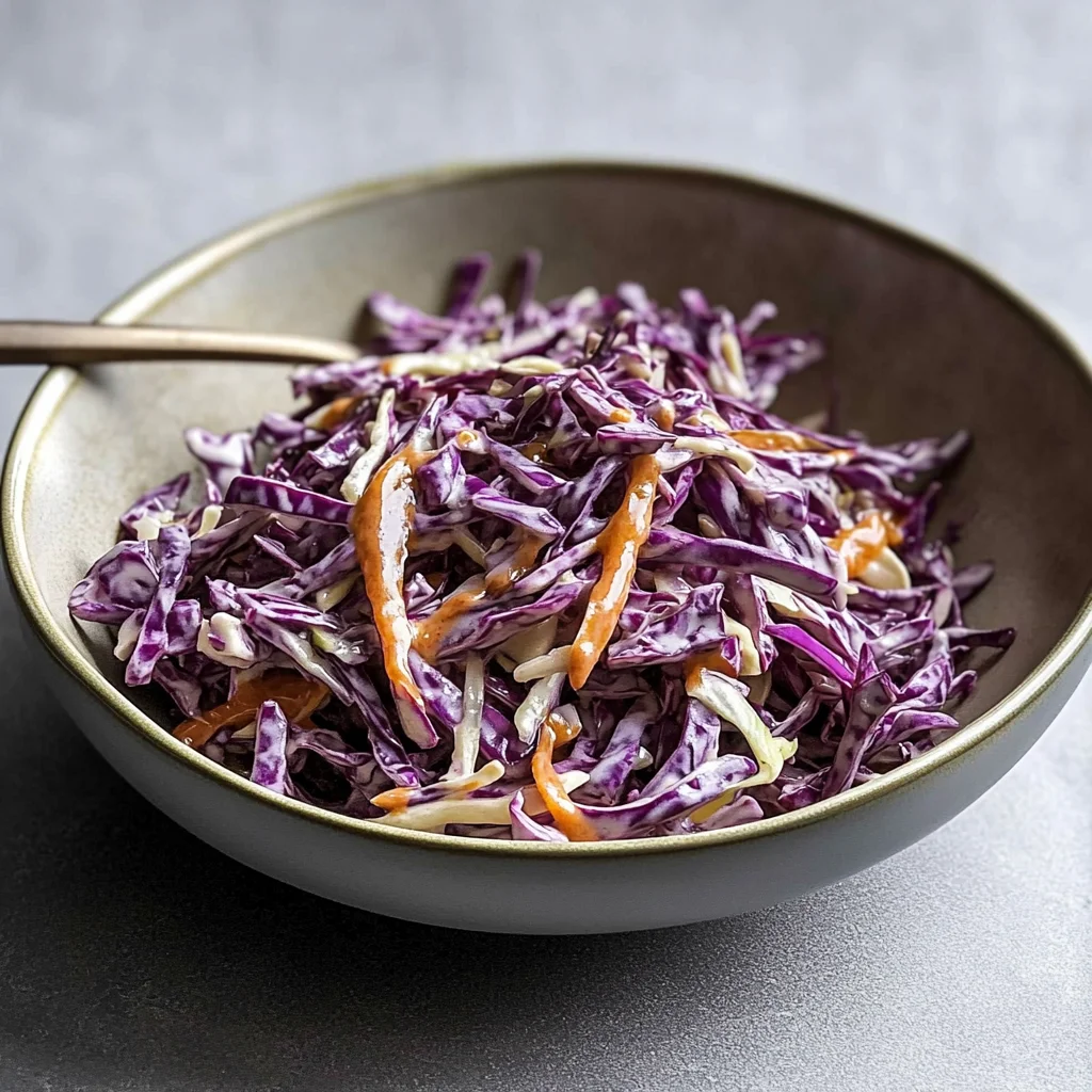 Vegan Red Cabbage Coleslaw: Colorful and Crunchy Delight