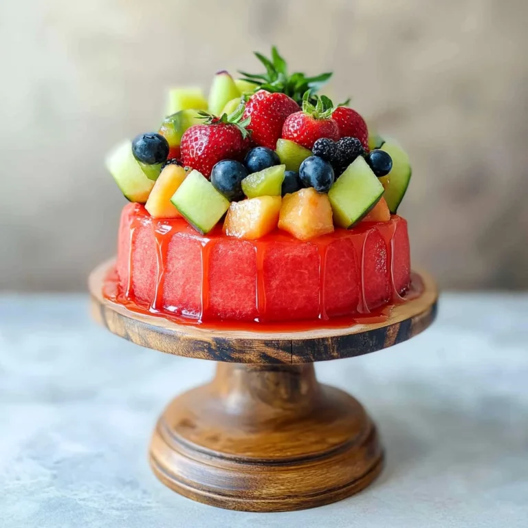 Watermelon Fruitcake: A Juicy Summer Delight