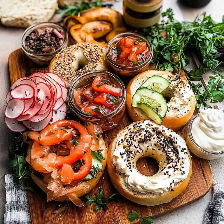bagel board: A Colorful Brunch Experience Awaits