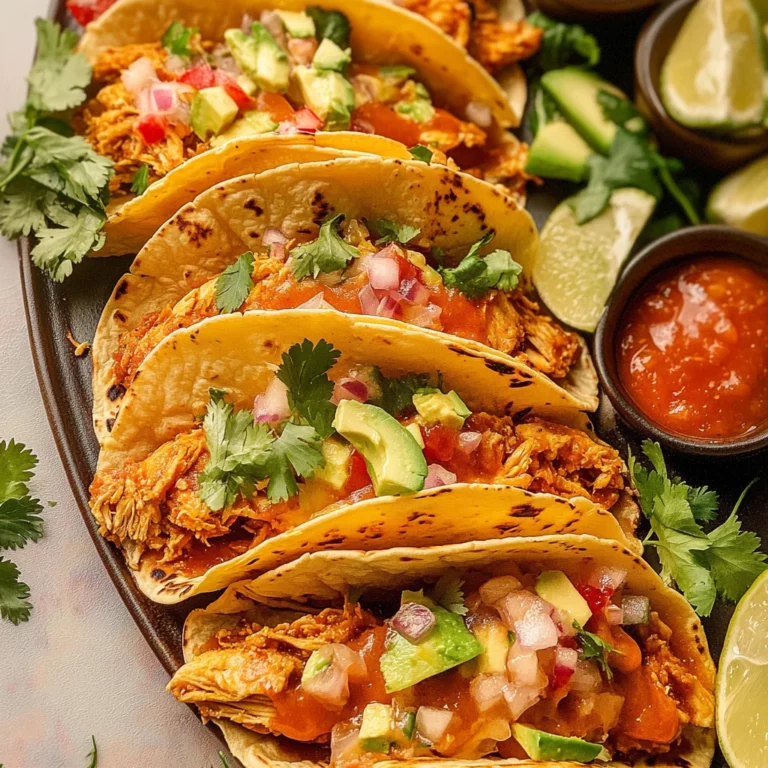 Baked Chicken Tacos: Cheesy and Flavor-Packed Delight