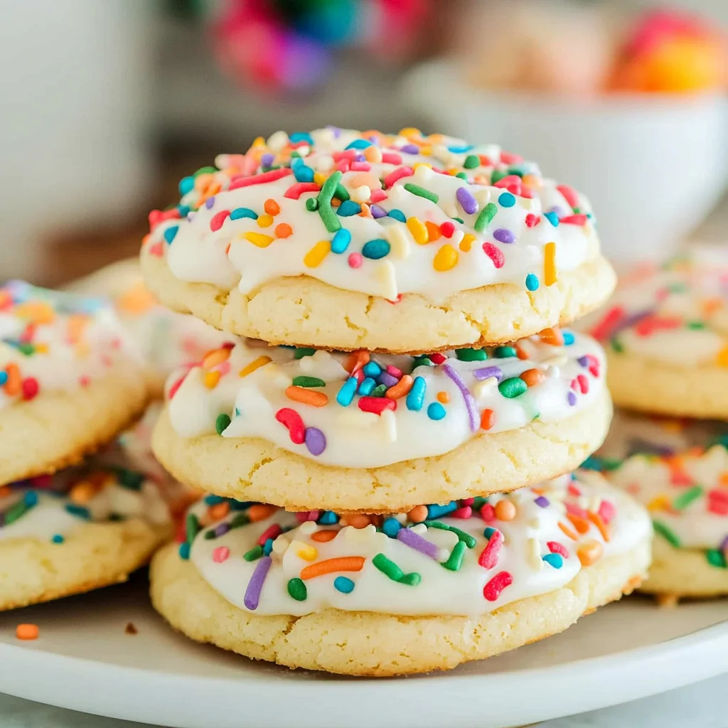 birthday cake cookies: Sweet and Chewy Celebration Bites
