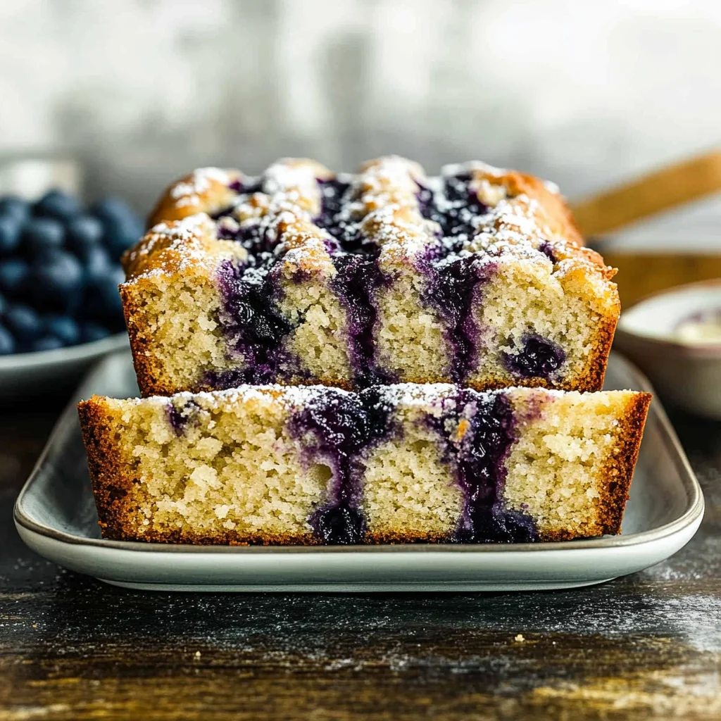blueberry bread: Sweet Morning Delight Awaiting You
