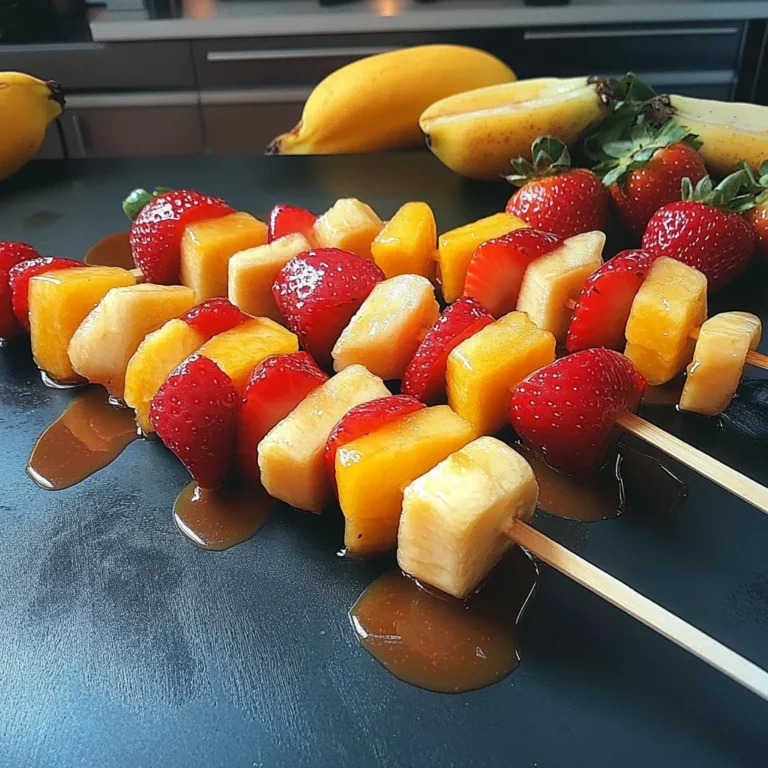 brochetas de frutas: Sweet and Tangy Summer Treats