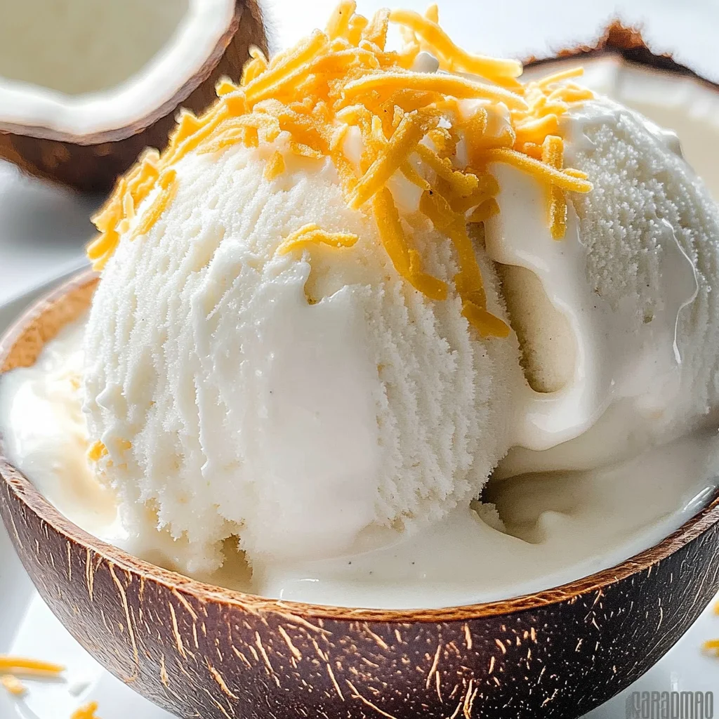 coconut milk ice cream: Creamy Tropical Bliss Awaits
