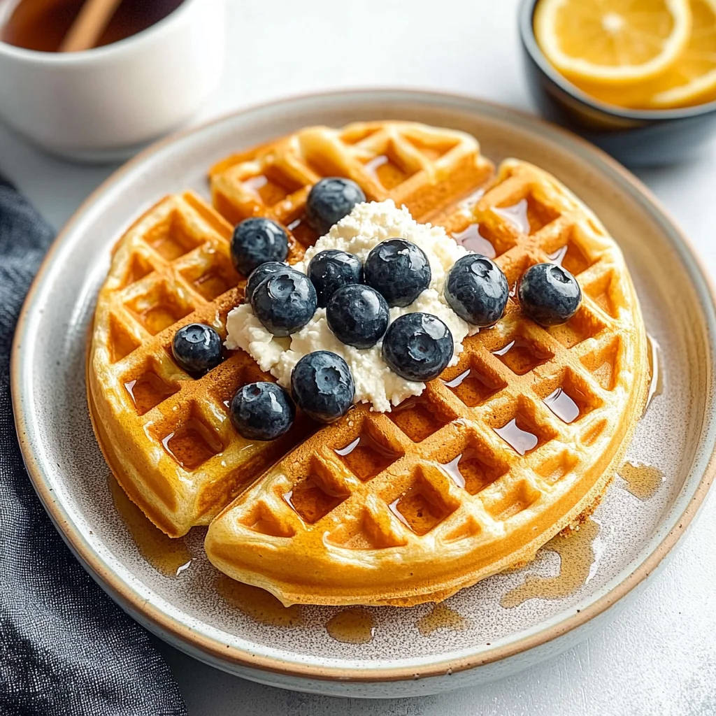 cottage cheese waffles: Delightfully Crispy & Fluffy