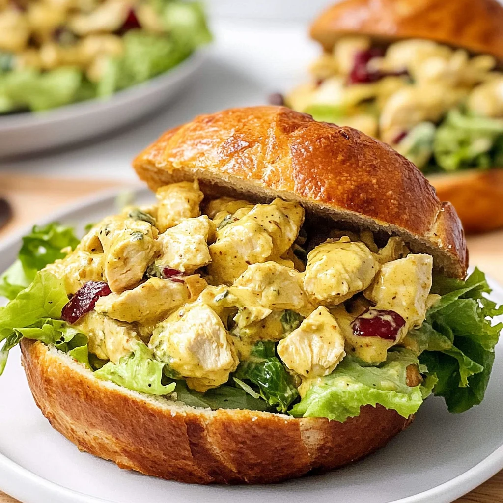 curry chicken salad: Delightfully Spicy and Creamy