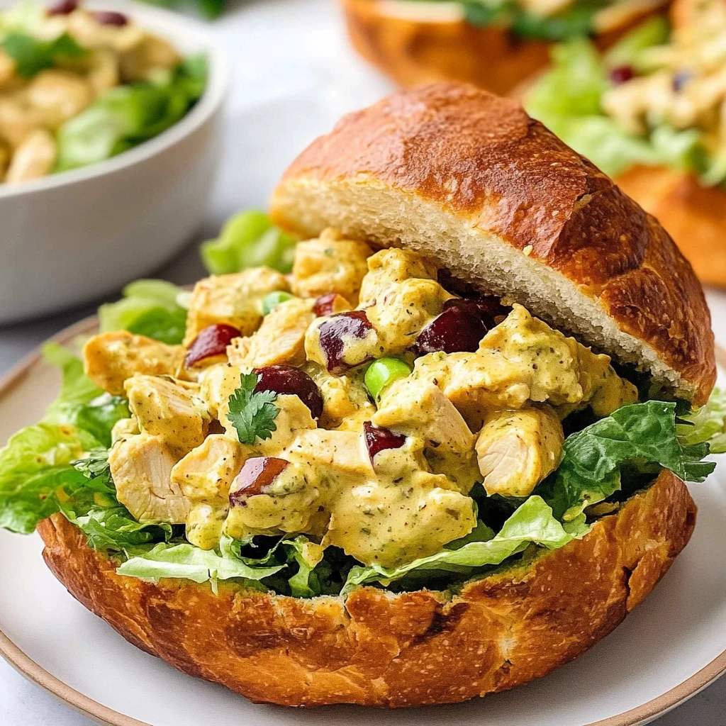 curry chicken salad: Delightfully Spicy and Creamy