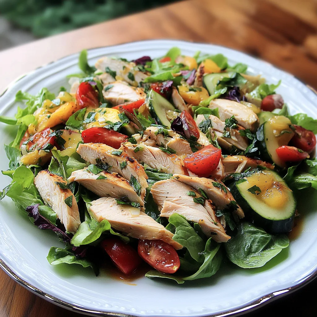 Ensalada de Pollo: Refreshing and Flavorful Delight