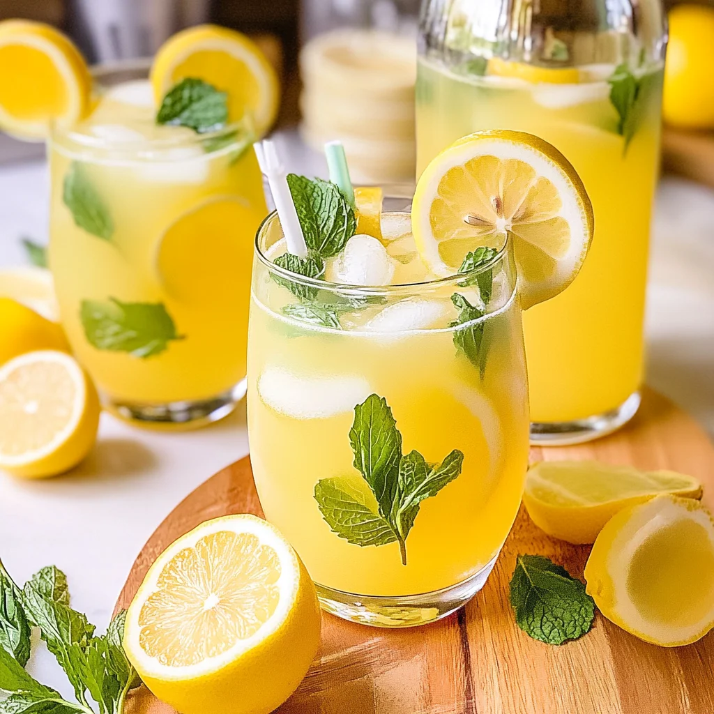homemade lemonade recipe: Refreshingly Sweet Bliss