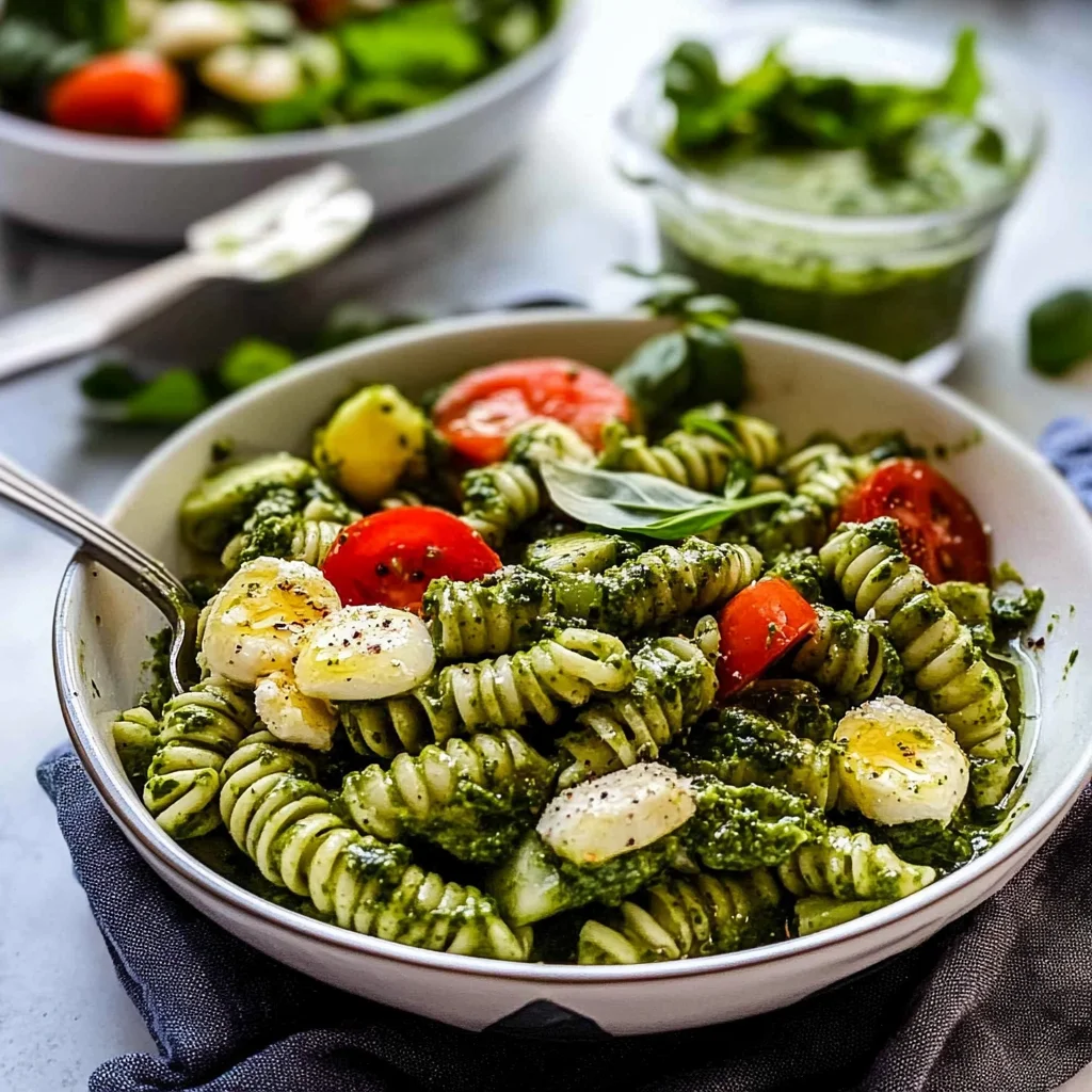pesto salad: Bright and Flavorful Summer Delight