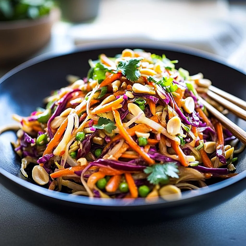 thai peanut salad: A Flavor-Packed Delight Awaits