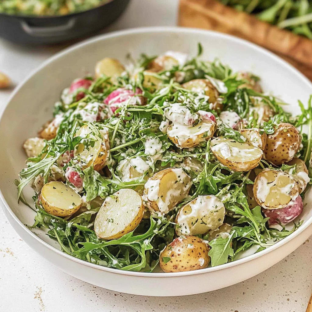 warm potato salad: Cozy Comfort Food Delight