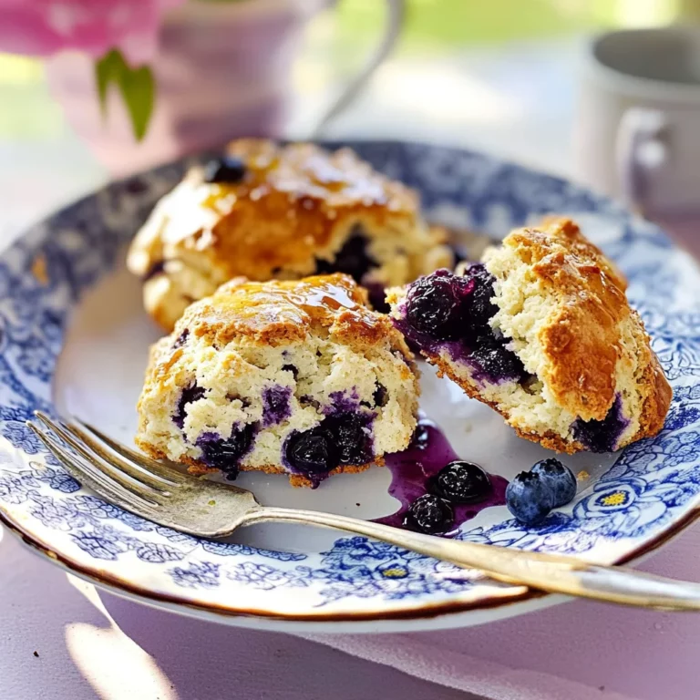 Blueberry Jam Scones: Melt-in-Your-Mouth Delight