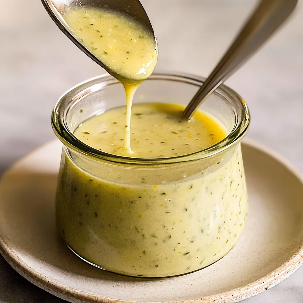 Creamy Lemon Basil Vinaigrette: Zesty and Luscious Delight